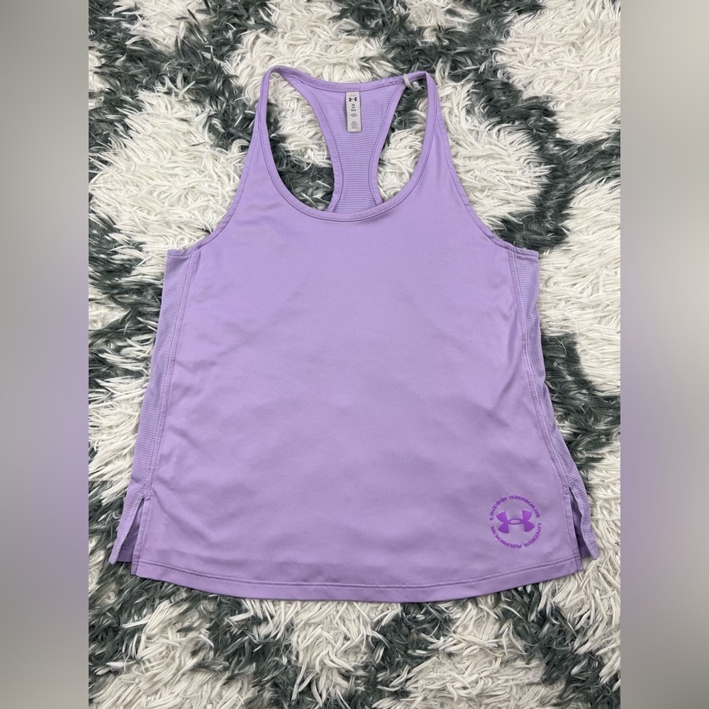 Under Armor Women’s Purple Sleeveless Racerback Tank Top Size XS